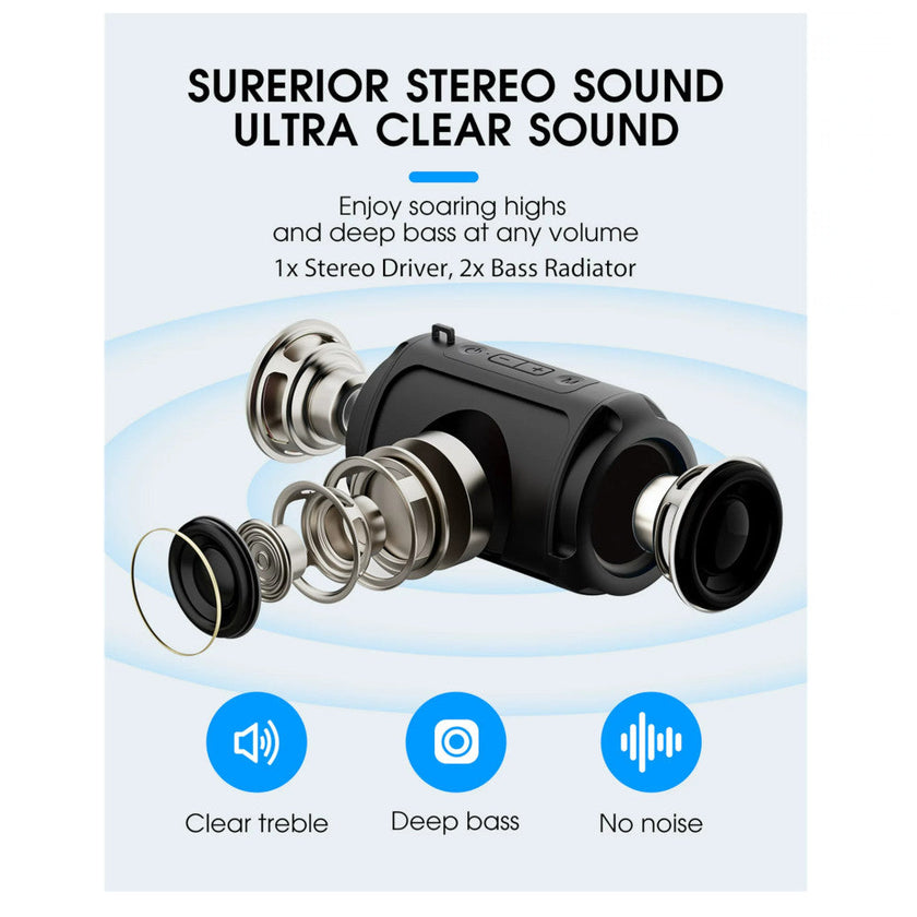 LFS BTSPEAKERV1 Bluetooth Portable Wireless Waterproof Mini Speaker