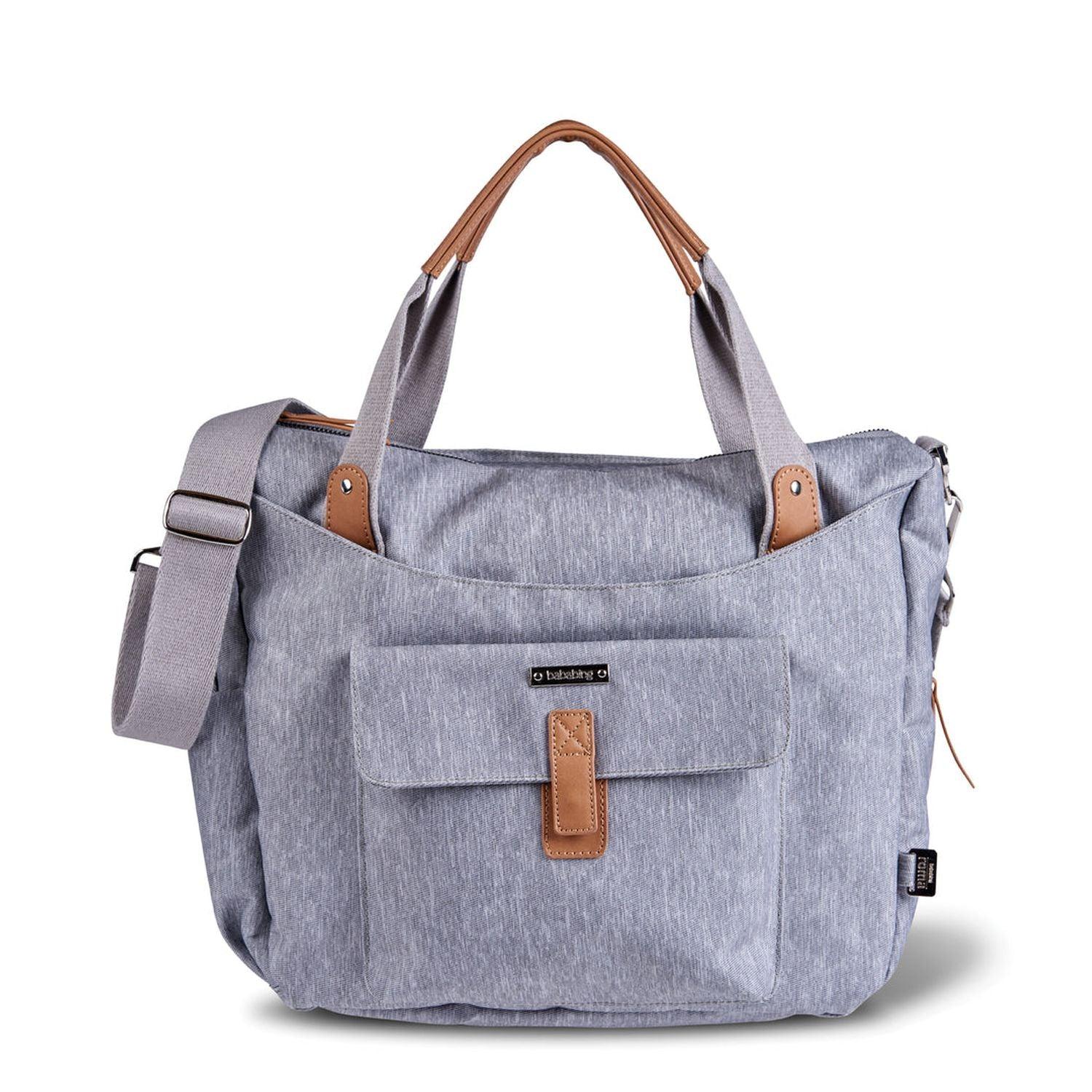 Bababing - Erin : Sac à langer dos - Gris chiné