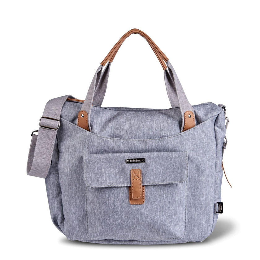 Bababing - Erin : Sac à langer dos - Gris chiné
