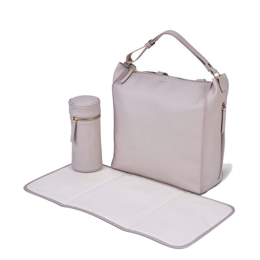Bababing - Lucia : Backpack Diaper Bag - Grey Blush