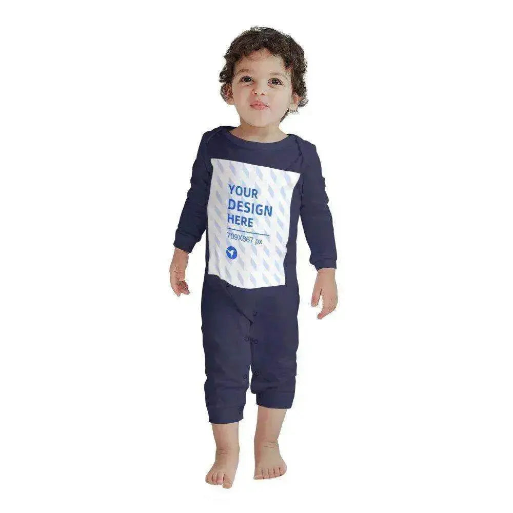Baby's Comfortable Cotton Long Sleeve One Piece Personalized Wear