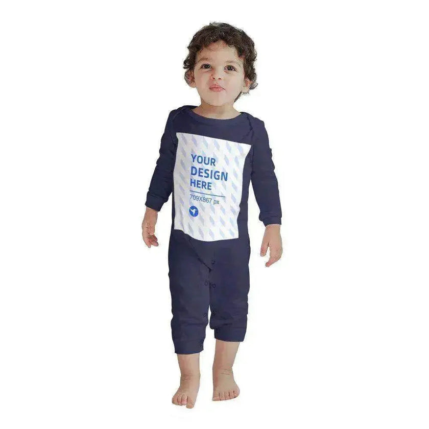 Baby's Comfortable Cotton Long Sleeve One Piece Personalized Wear