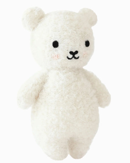 Baby bouclé bear (Ivory) | Cuddle + Kind