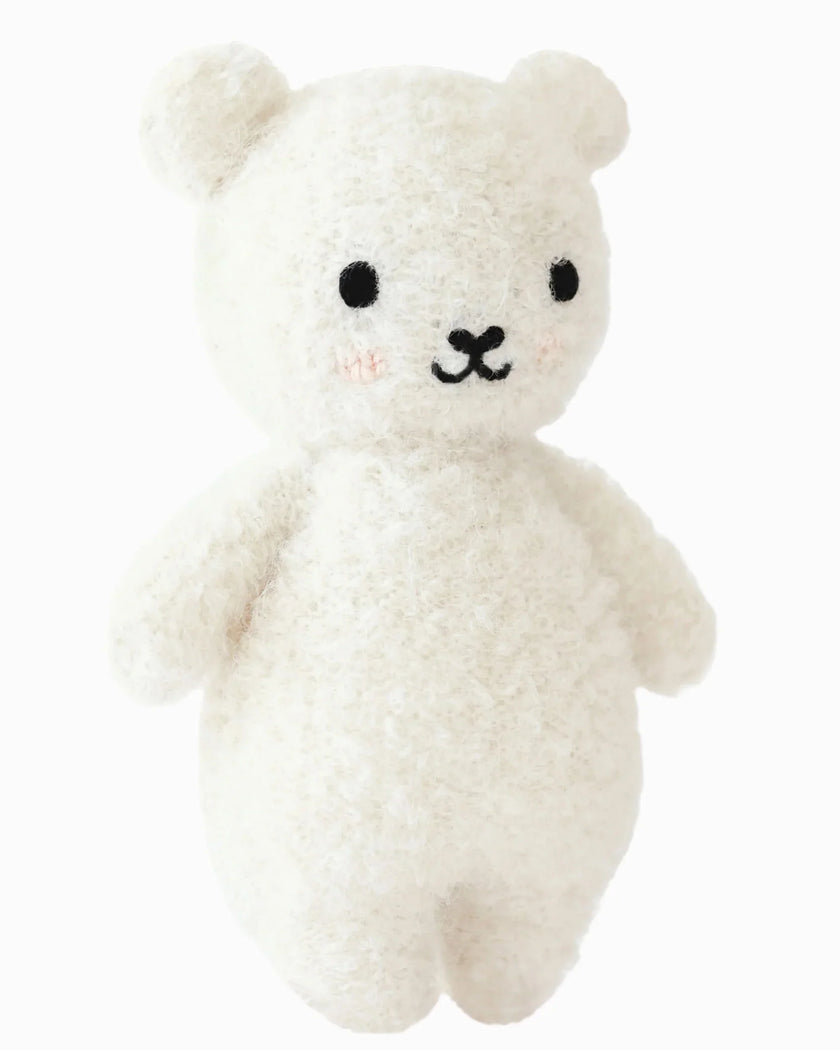 Baby bouclé bear (Ivory) | Cuddle + Kind