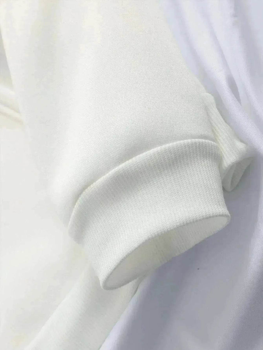 Back Text Oversized Hoodie - ENJOY THE LITTLE THINGS