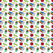 Little Bookworm Pattern Print Adhesive Vinyl