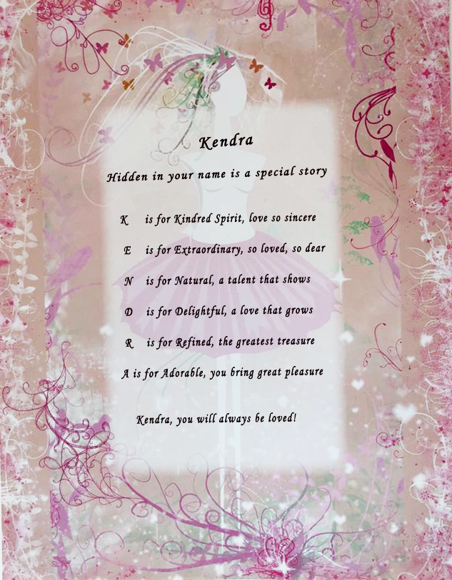 Ballerina Name Poem