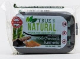 True And Natural Soap Bamboo Charcoal & Turmeric