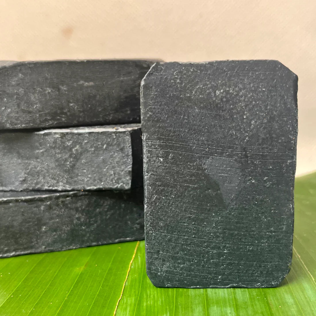ALL NATURAL BAMBOO CHARCOAL PEPPERMINT FACE & BODY BAR
