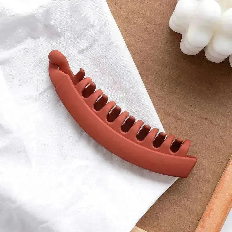 Banana Hair Claw Clips for Women – Matte Strong Hold