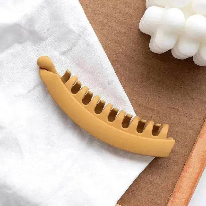 Banana Hair Claw Clips for Women – Matte Strong Hold