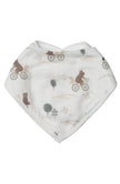 Bandana Bib Set - 2 Pack - Bears on Bikes