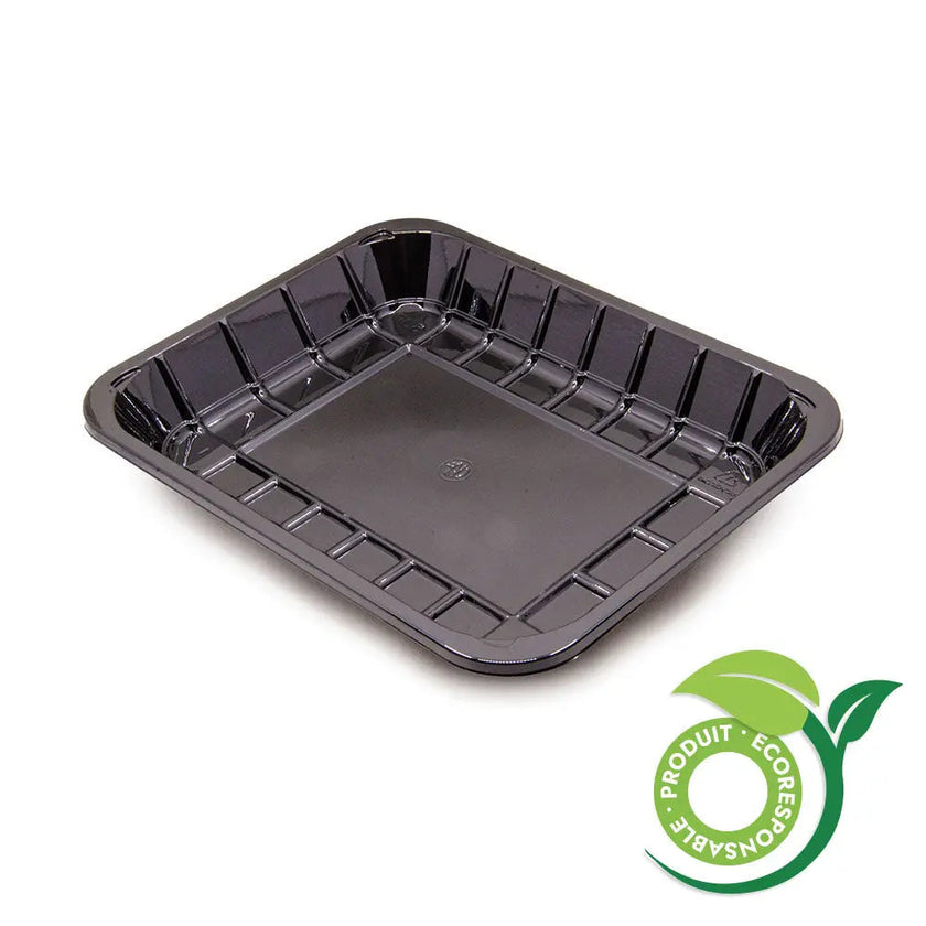 Barquette plastique PET Noire