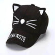 Baseball Korean Sunscreen Cute Kitten Cap