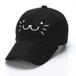 Baseball Korean Sunscreen Cute Kitten Cap