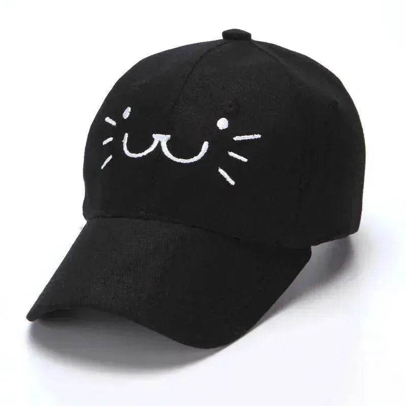 Baseball Korean Sunscreen Cute Kitten Cap