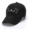 Baseball Korean Sunscreen Cute Kitten Cap