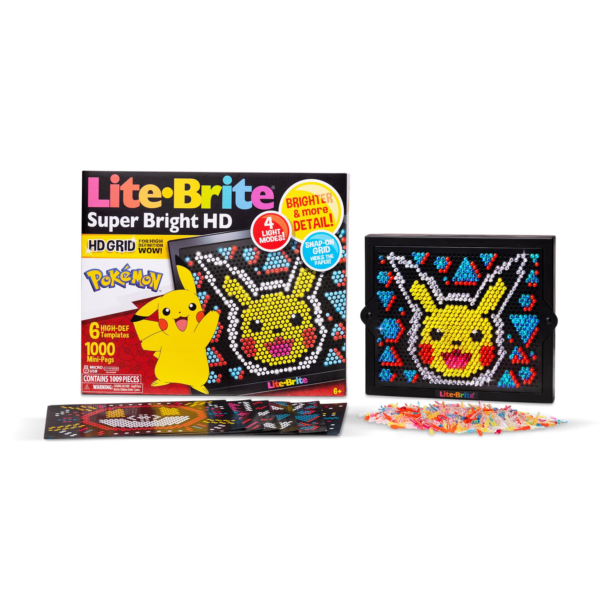 Basic Fun - Lite Brite - Pokemon Refresh Eng