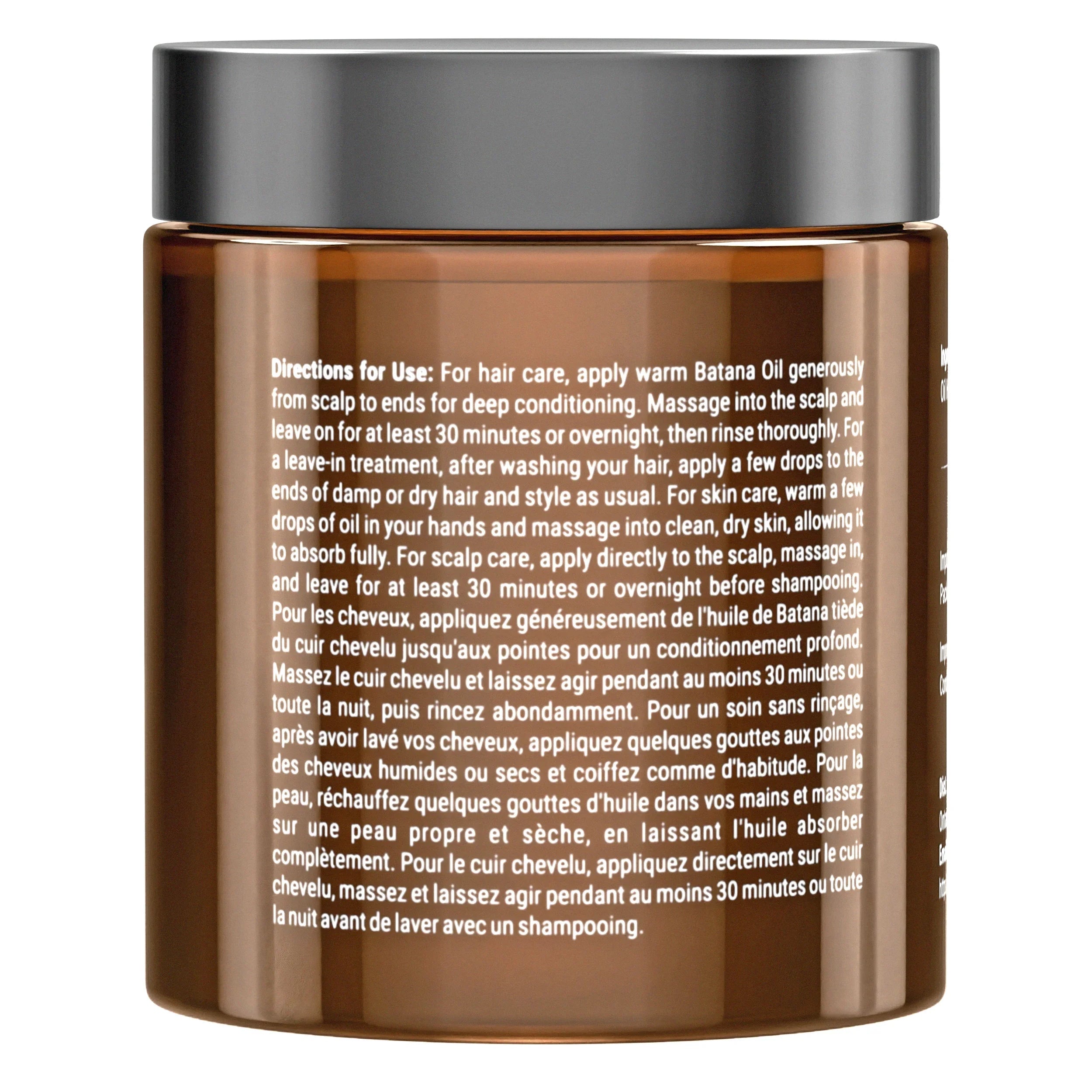 Huile de Batana Premium 100% Cru & Bio