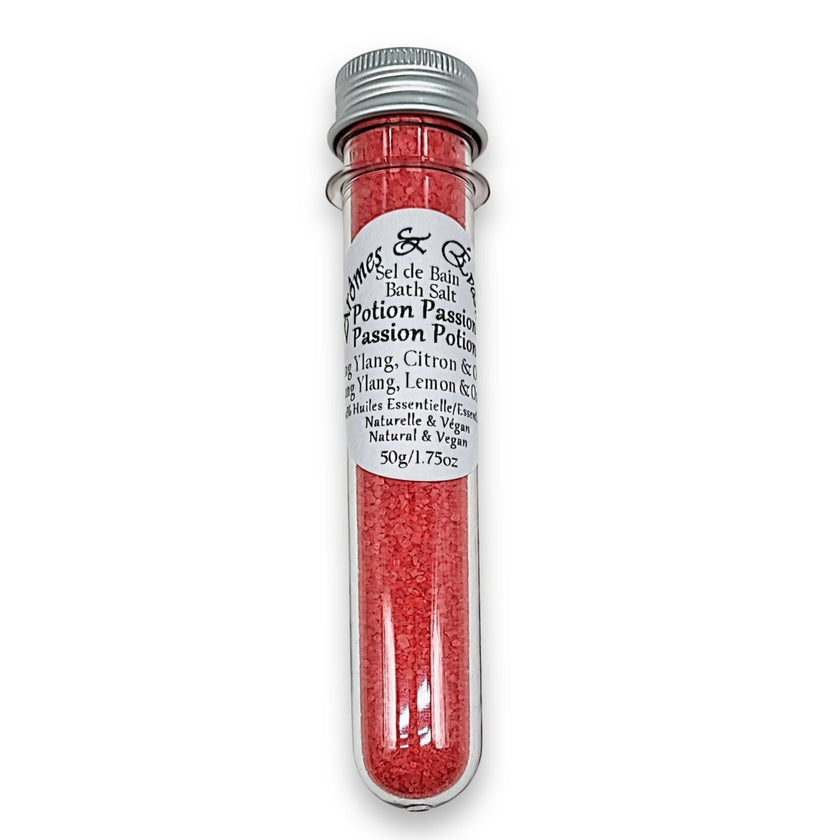 Bath Salt -Passion Potion -Ylang Ylang, Lemon & Orange Essential Oil