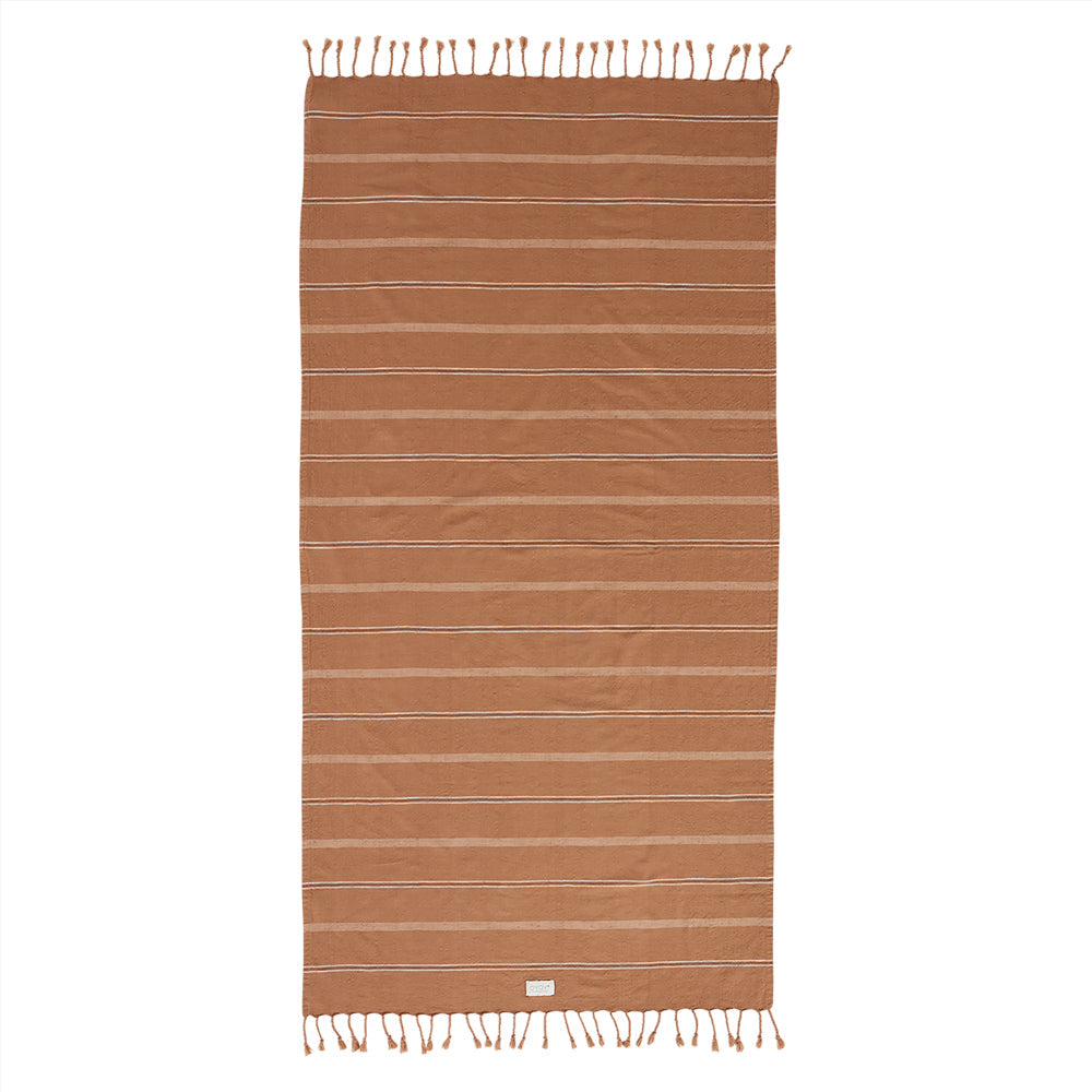 Kyoto Bath Towel - Dark Caramel