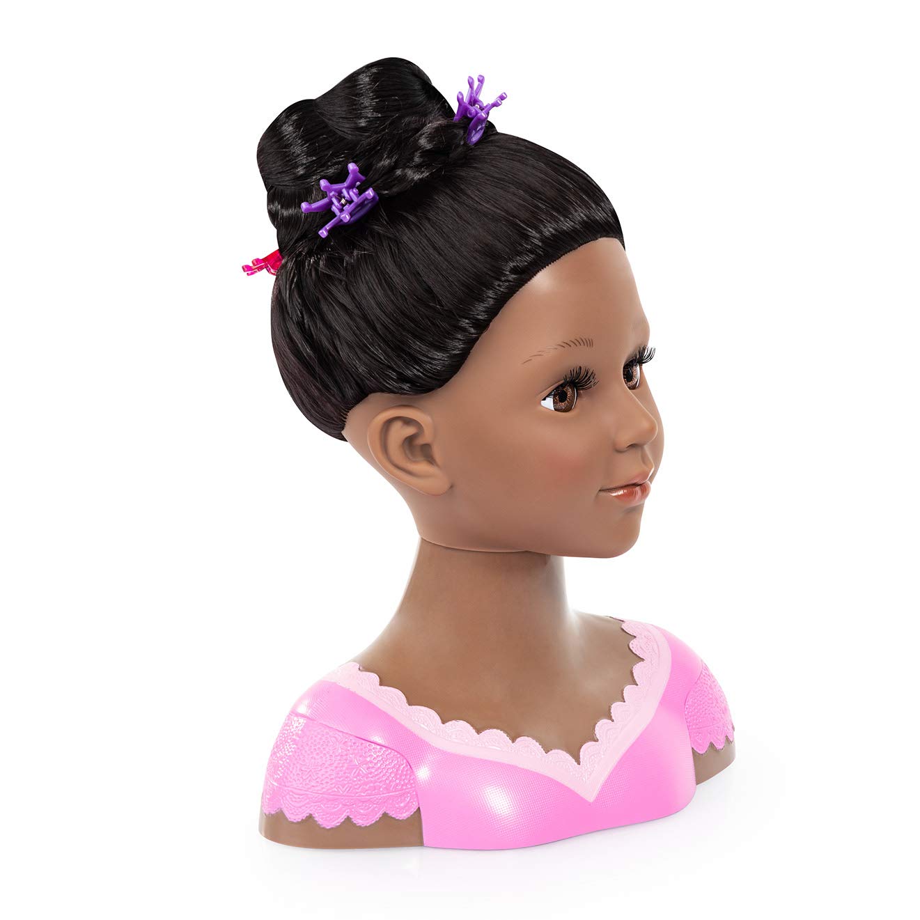 Bayer Design - CHARLENE SUPER MODEL - STYLING HEAD - DARK HAIR