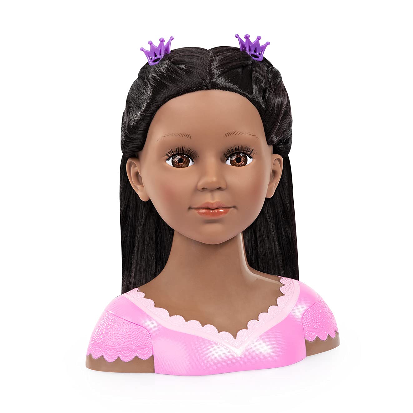 Bayer Design - CHARLENE SUPER MODEL - STYLING HEAD - DARK HAIR