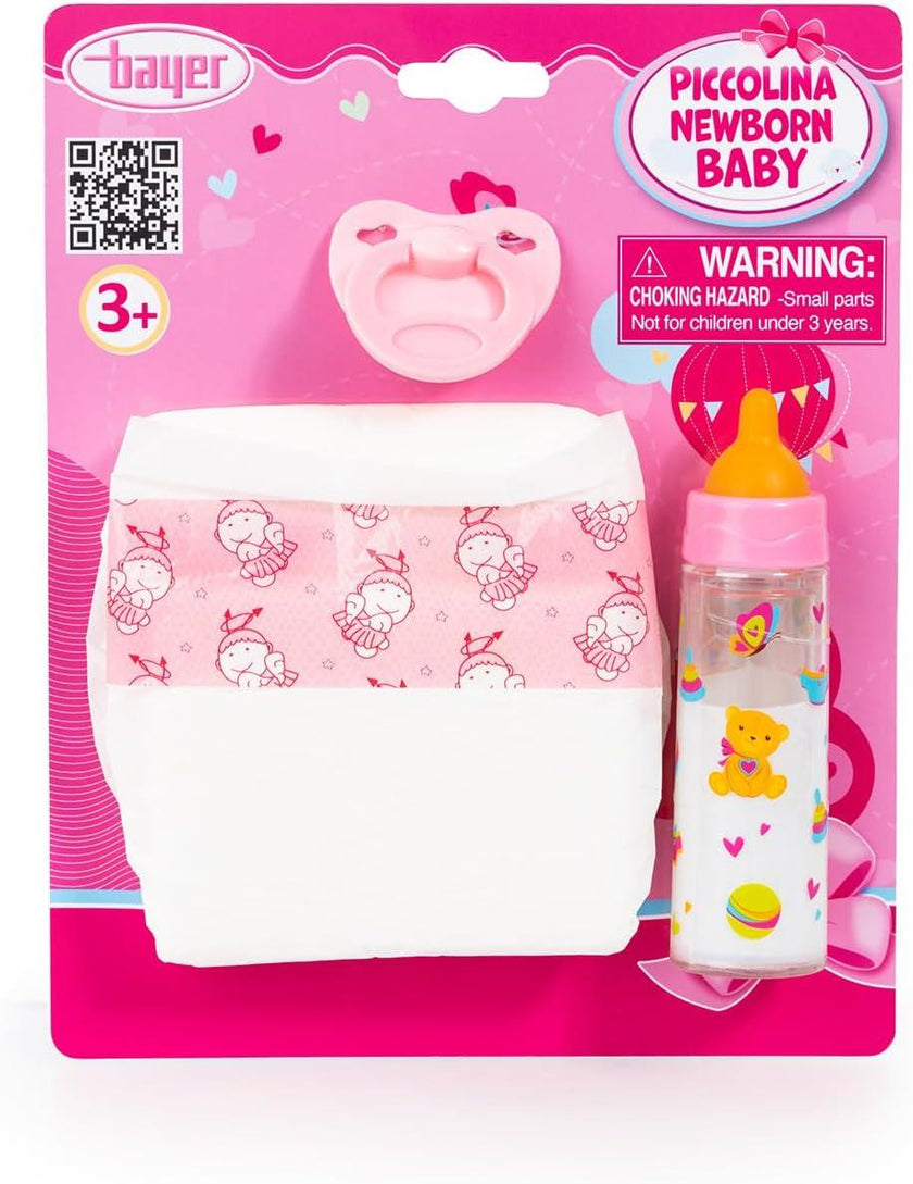Bayer Design - Deluxe Set - Milk Bottle, Pacifier And Diaper