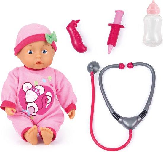 Bayer Design - Doctor Set Doll With 24 Sounds 33Cm