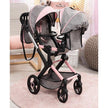 Bayer Design - Xeo Twin - Doll Pram - Grey