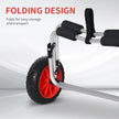 Soozier Kayak Cart 198LBS Capacity Boat Canoe Carrier Dolly Trolley NO-Flat Wheel Silver