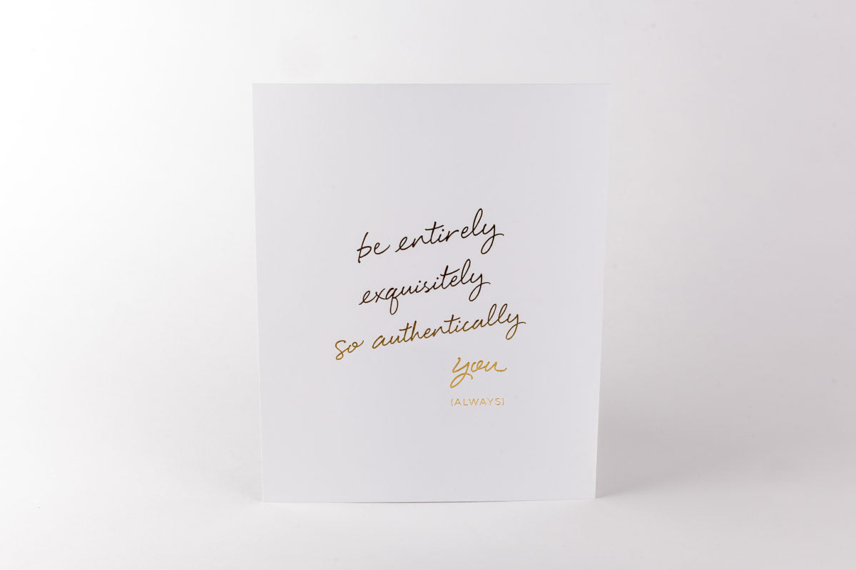 Be Entirely You
