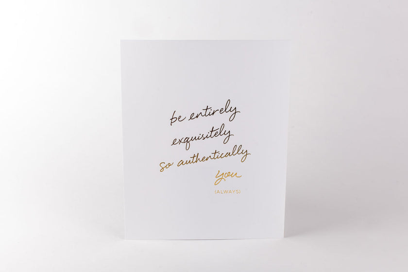 Be Entirely You
