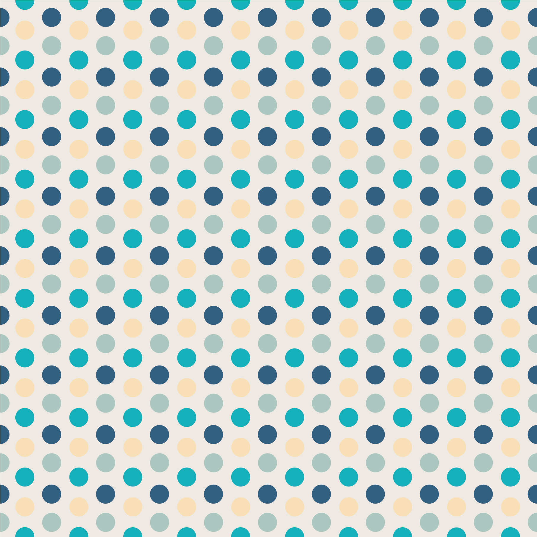 Beach Polka Dots Adhesive Vinyl