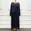 Beaded Women's Arab  Solid Color Two-piece Suit