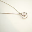 Bee in Hexagon Pendant