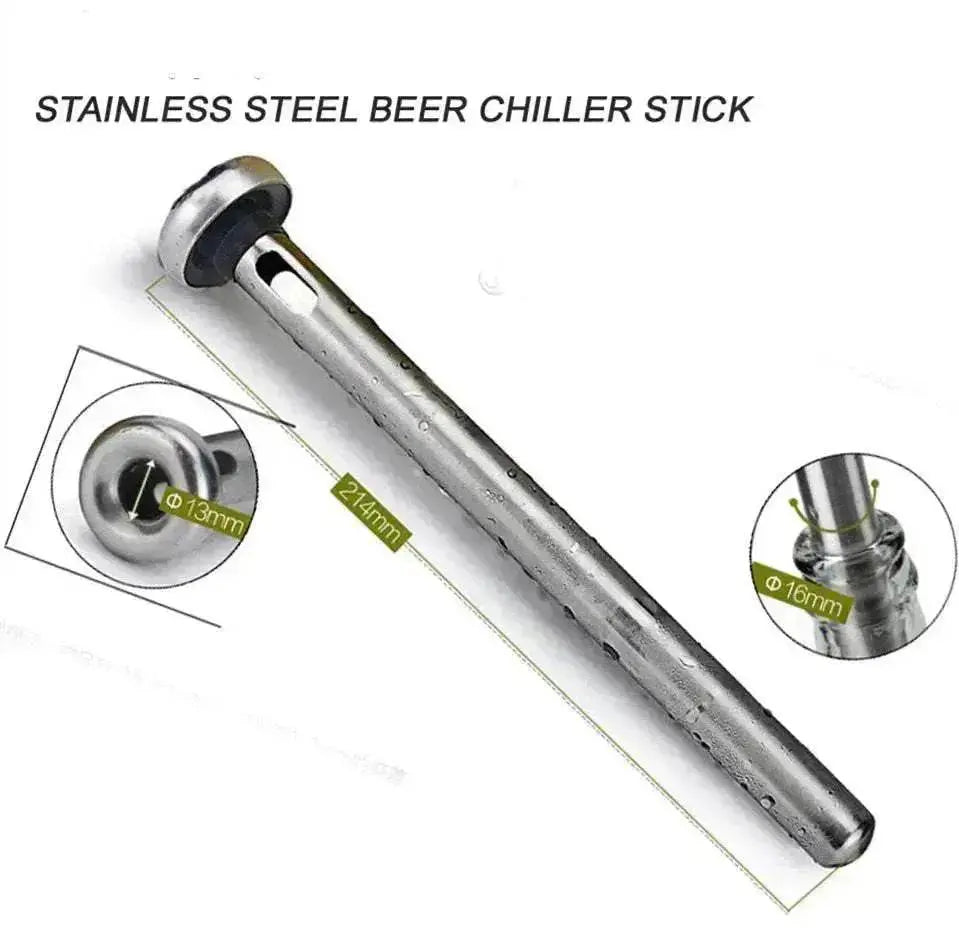 Beer Bottle Stainless Steel Cooler Stick