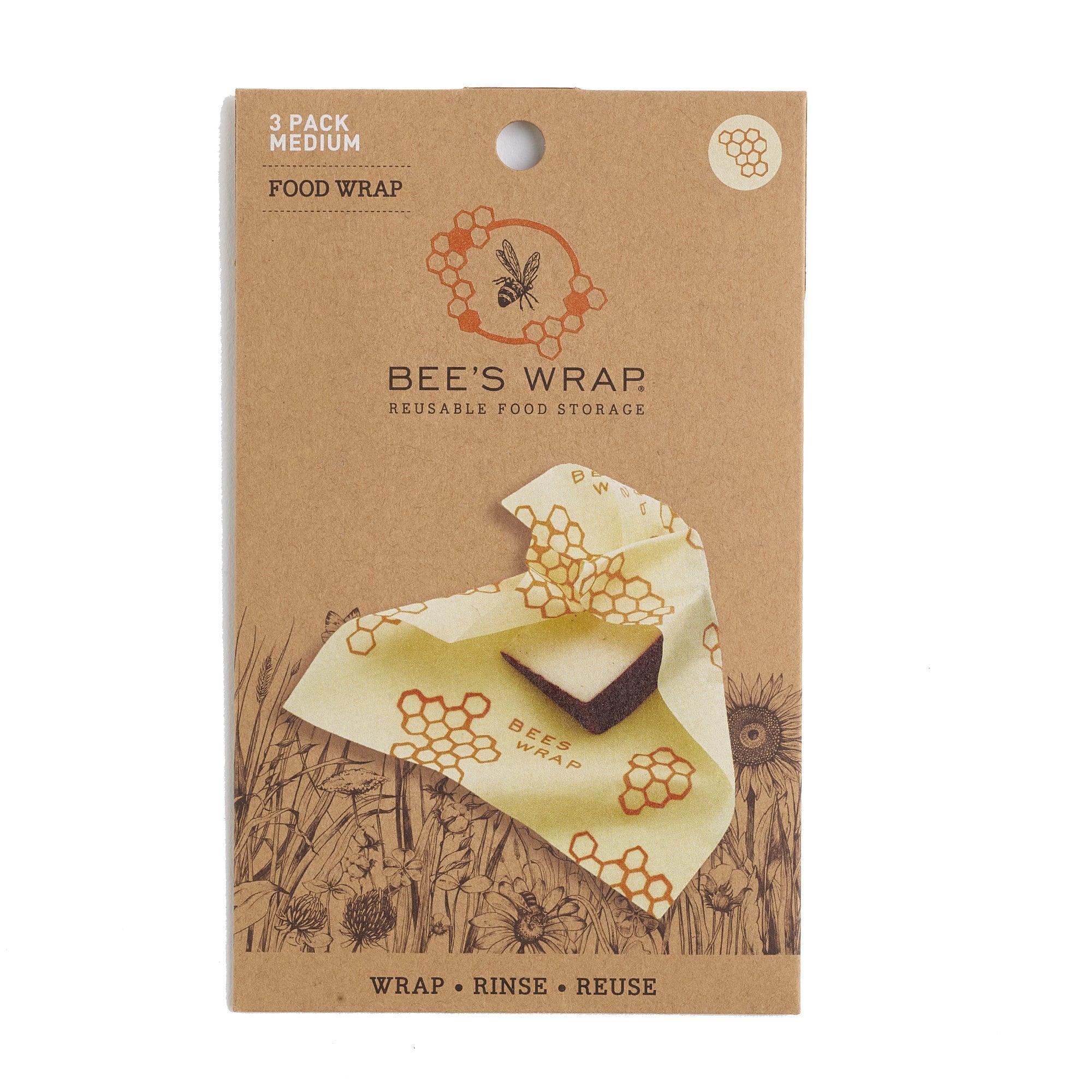 Bees Wrap - Bee-Hive Medium Wrap Set 3/St Honeycomb