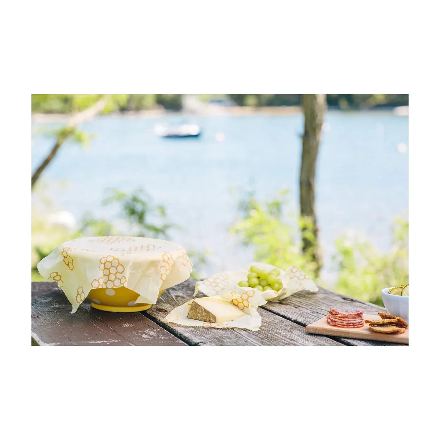 Bees Wrap - Bee-Hive Wrap Set 3/St Assorted Sizes Honeycomb