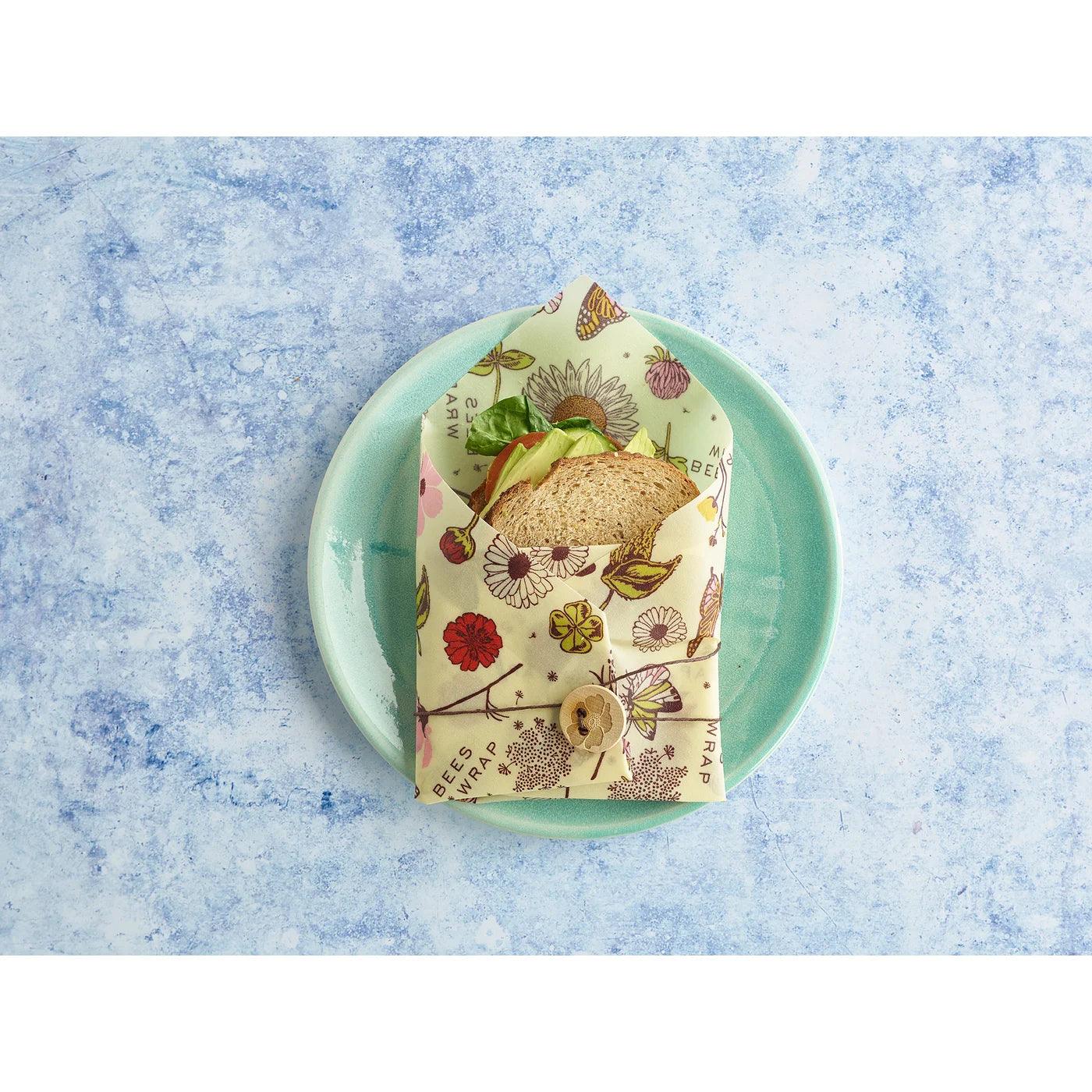 Bees Wrap - Meadow Magic Sandwich Wrap 32.5cm/13