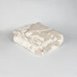 Blushing Beige & White Cow Print Throw