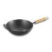 Yoshikawa Japan |  Cook-Pal Ren Nitrided Carbon Steel Wok 36cm - Made in Japan