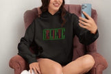 BELIEVE Rhinestone Shirt – Christmas Sparkle Red & Green Bling Apparel | Blingdazzel