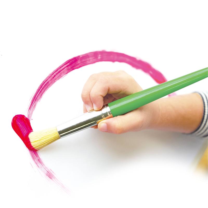 Beleduc - BRISTLE PAINT BRUSH (12PCS/4 ASST)