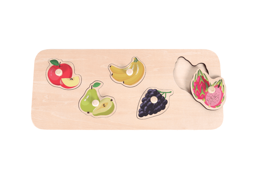 Beleduc - Fruits Knob Puzzle