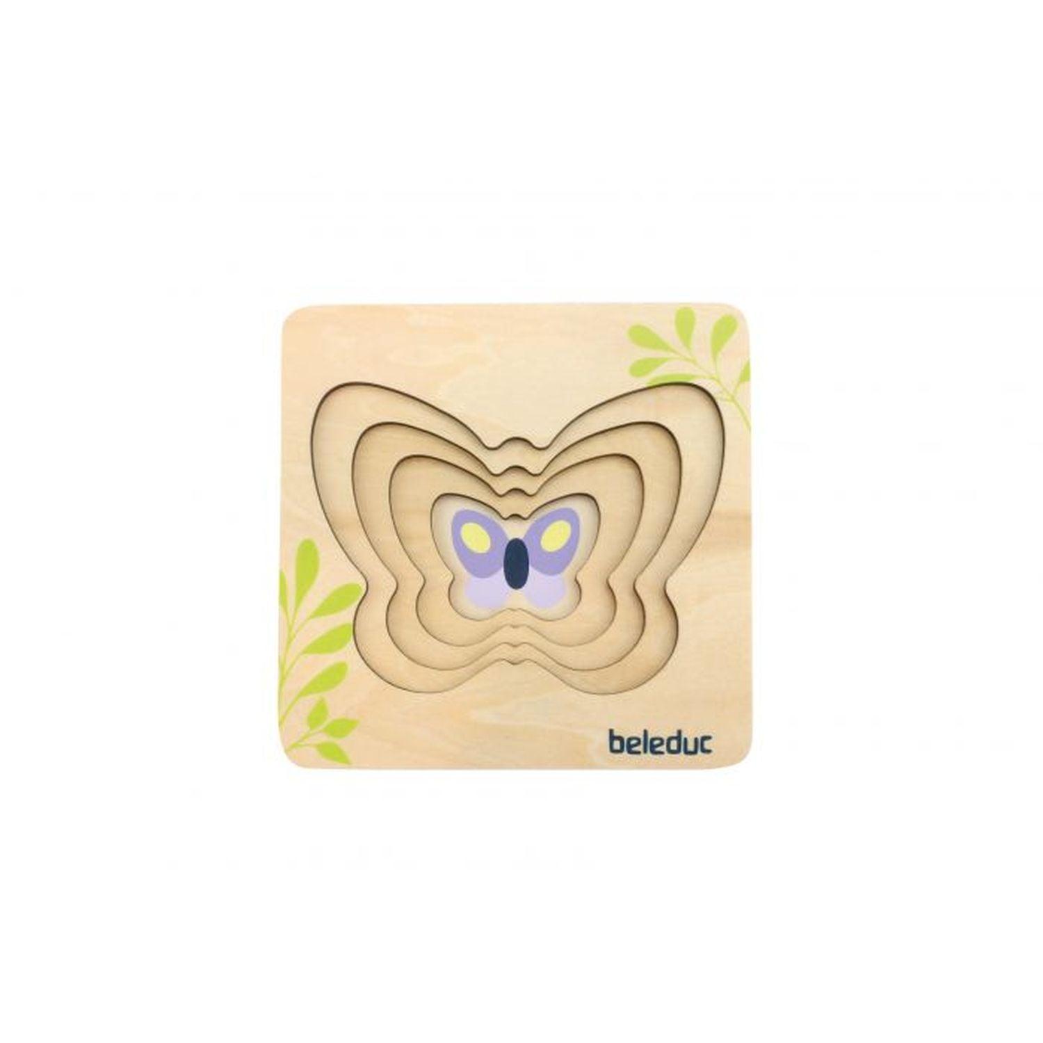 Beleduc - Puzzle à Couches - Papillon