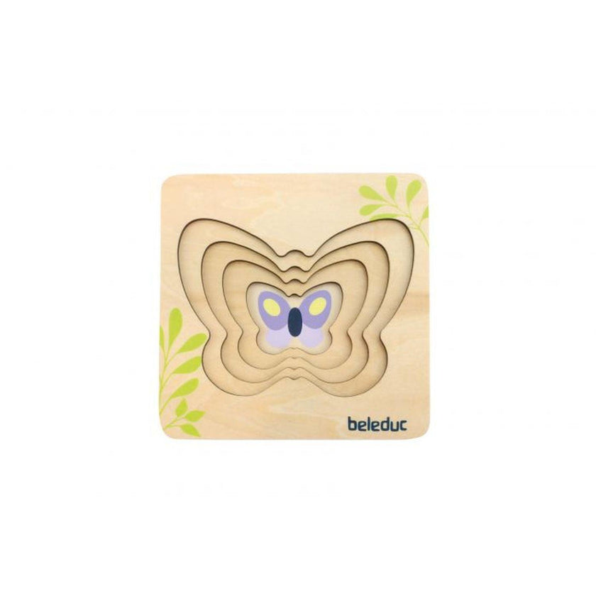Beleduc - Puzzle à Couches - Papillon