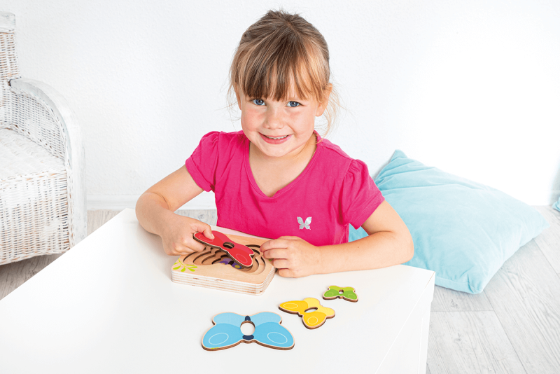 Beleduc - Puzzle à Couches - Papillon