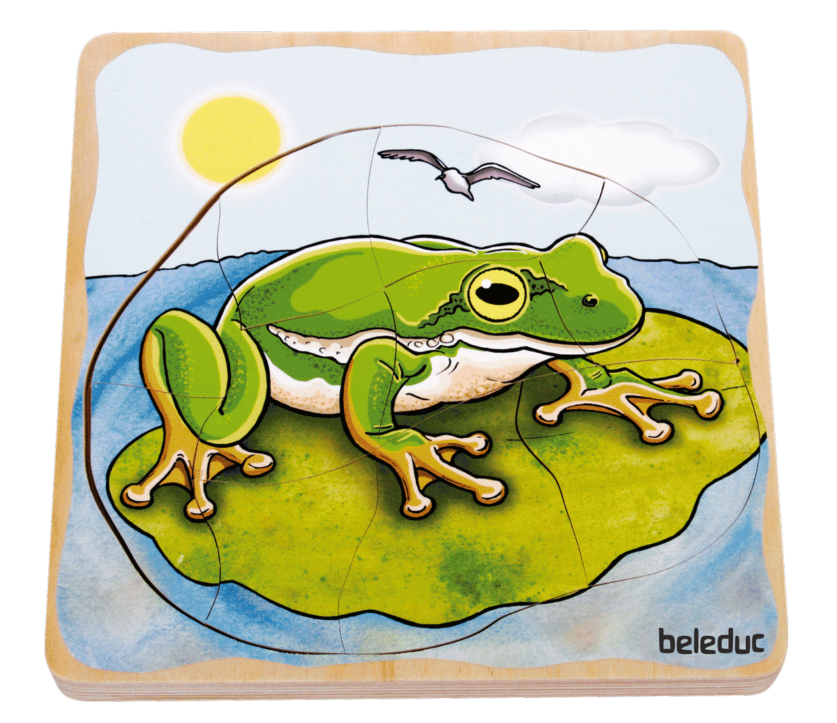 Beleduc - Layer Puzzle - Frog
