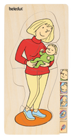 Beleduc - Layer Puzzle - Mother
